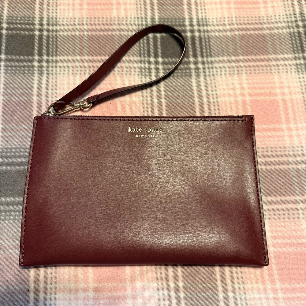 Kate Spade Deep Red Wristlet
